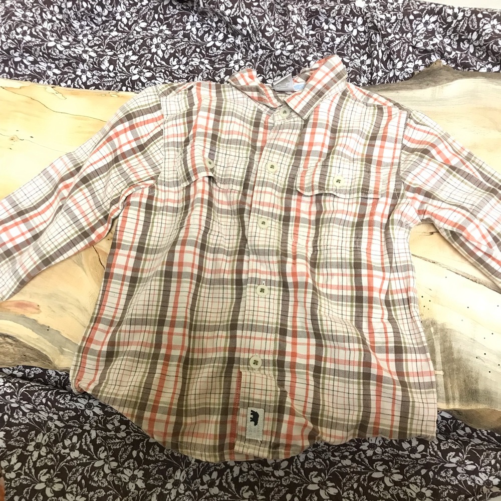 Janie and Jack baby plaid shirt